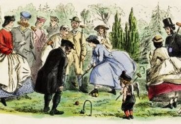 Croquet (John Leech, 1862)