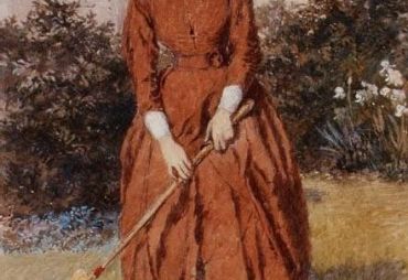 The croquet player (Charles Green, 1867)