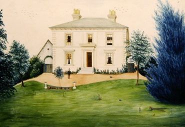 A country villa (Anónimo, escuela inglesa, 1868)