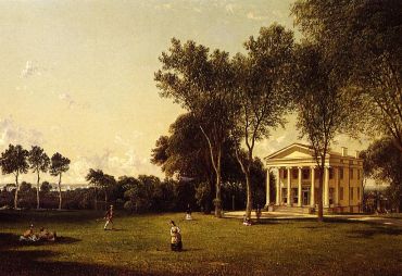Croquet on the lawn (David Johnson, 1873)