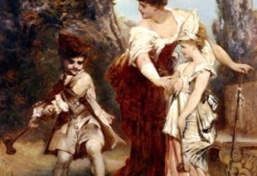 A game of croquet (Hans Makart, 1875)