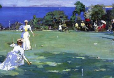 The croquet party (John Lavery, 1890)