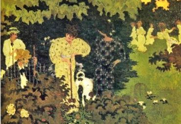Crepuscule ou la partie de croquet (Pierre Bonnard, 1892)