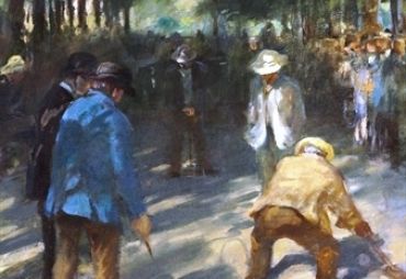 Jeux du croquet, Jardins du Luxembourg (R. C. W. Bunny, 1909)