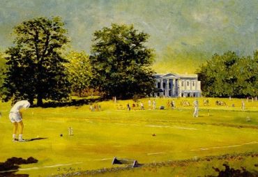 Croquet at Hurlingham (Liz Taylor-Webb, 1989)