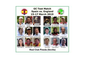 1st GC Spain-England Test Match (Real Club Pineda, Sevilla, 2019)