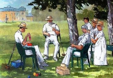 Croquet players (Gilbert Wiper, 2010)