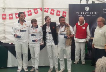 2nd GC World Team Championship-prize giving (Bath Croquet Club, Bath, 2016)