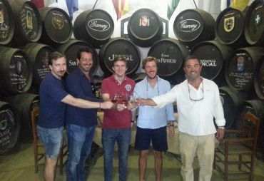 The GC Spanish National Team visiting Bodegas Garvey (Jerez, Cádiz, 2016)