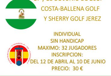 6th GC Andalusia Championship (Costa Ballena and Sherry Golf Jerez, Cádiz, 2017) 