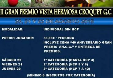 2nd GC Grand Prix Vista Hermosa (Vista Hermosa, El Puerto, 2015)