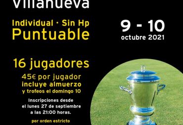 1st GC Villanueva Grand Trophy (Villanueva Golf & Croquet Club, Puerto Real, 2021)
