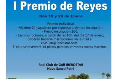 1st GC King´s Trophy (Real Club de Golf Novo Sancti Petri, Chiclana, 2019)