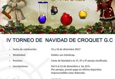 6th GC Christmas Basket Trophy (Real Club de Golf Vista Hermosa, El Puerto, 2017)