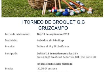 1st GC Cruz Campo Trophy (Vista Hermosa, El Puerto, 2017)