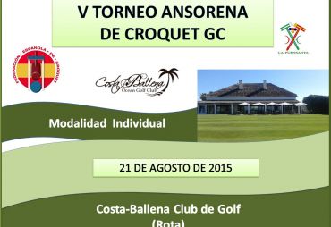 5th GC Fernando Ansorena Trophy (Costa Ballena, Cádiz, 2015