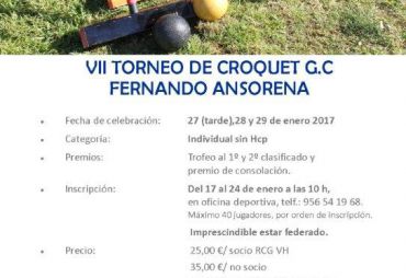 7th GC Fernando Ansorena Trophy (Vista Hermosa, El Puerto, 2017)