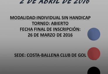 7th GC La Fuensanta Spring Trophy (Costa Ballena, Cádiz, 2016)