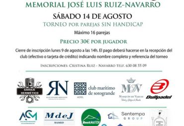 2nd GC Ruiz-Navarro Memorial (Villa Padierna Racquet Club, Estepona, 2021)