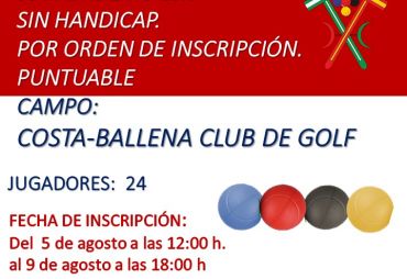 4th Roland Calo Trophy (La Fuensanta Croquet Club, Costa Ballena, 2020)