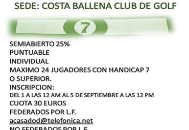 3rd GC Tendido 7 Trophy (La Fuensanta Croquet Club, Costa Ballena, 2021)