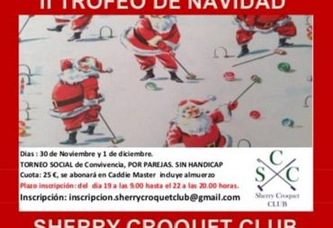 2nd GC SGJ Christmas Trophy (Sherry Croquet Club, Jerez de la Frontera, 2019)