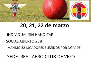 1st GC RACV Spring Trophy (Real Aero Club, Vigo, 2020)