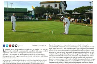El croquet en el periodico MARCA