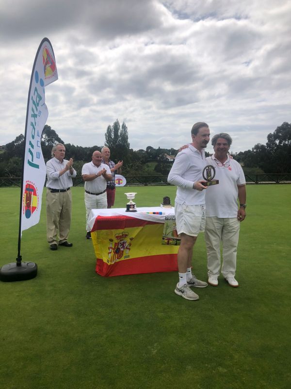 José Álvarez-Sala, nuevo campeón de Asturias de croquet