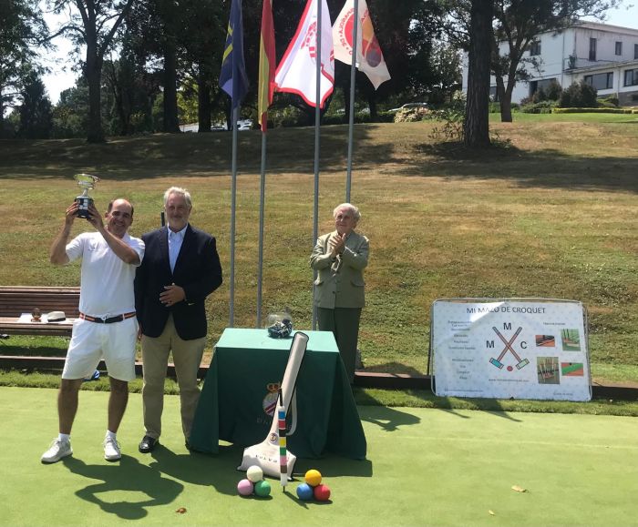 Juan Pastor, nuevo campeón de Asturias de croquet