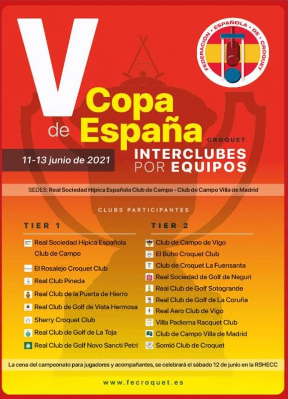 En unos días comienza la V Copa de España de Croquet