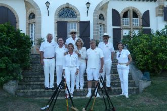 Visita a España de un equipo letón de croquet