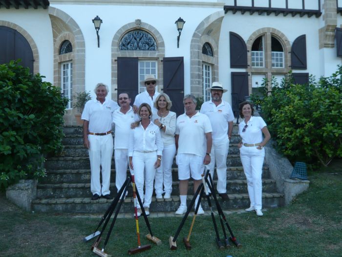 Visita a España de un equipo letón de croquet