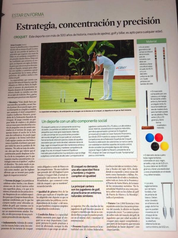 El croquet: un deporte para estar en forma