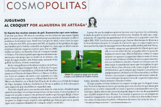 El croquet en el suplemento semanal de El Mundo
