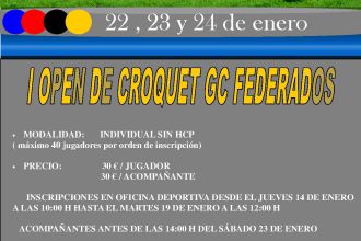 Vista Hermosa convoca el I GC Open para Federados