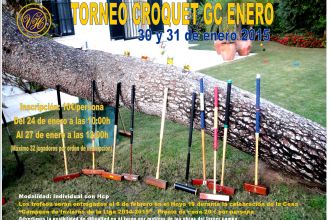 Se convoca el Trofeo Social de Enero 2015 de Croquet GC