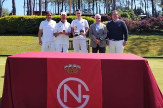 Luis Bergé, nuevo campeón de Vizcaya de croquet GC